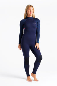C-Skins Women's Surflite 4/3 Steamer Wetsuit (Slate/Multi)