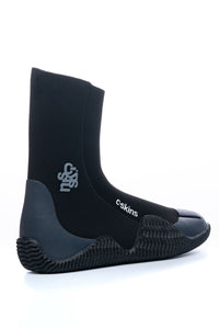 C-Skins Legend Zipped Round Toe Neoprene Thermal Swim/Watersports Boots (Black/Charcoal)(5mm)