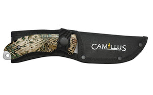 Camillus 9in Titanium Mask Fixed Blade Knife (Silver/Camo)
