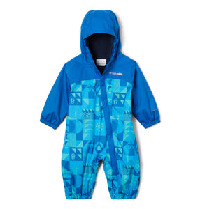 Columbia Kids Critter Jitters II Waterproof Suit (Bright Aqua Quest/Bright Indigo)(3m-24m)