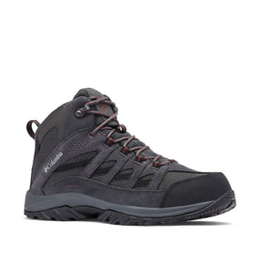 Columbia Men's Crestwood Waterproof Mid Trail Boots (Dark Grey/Deep Rust)