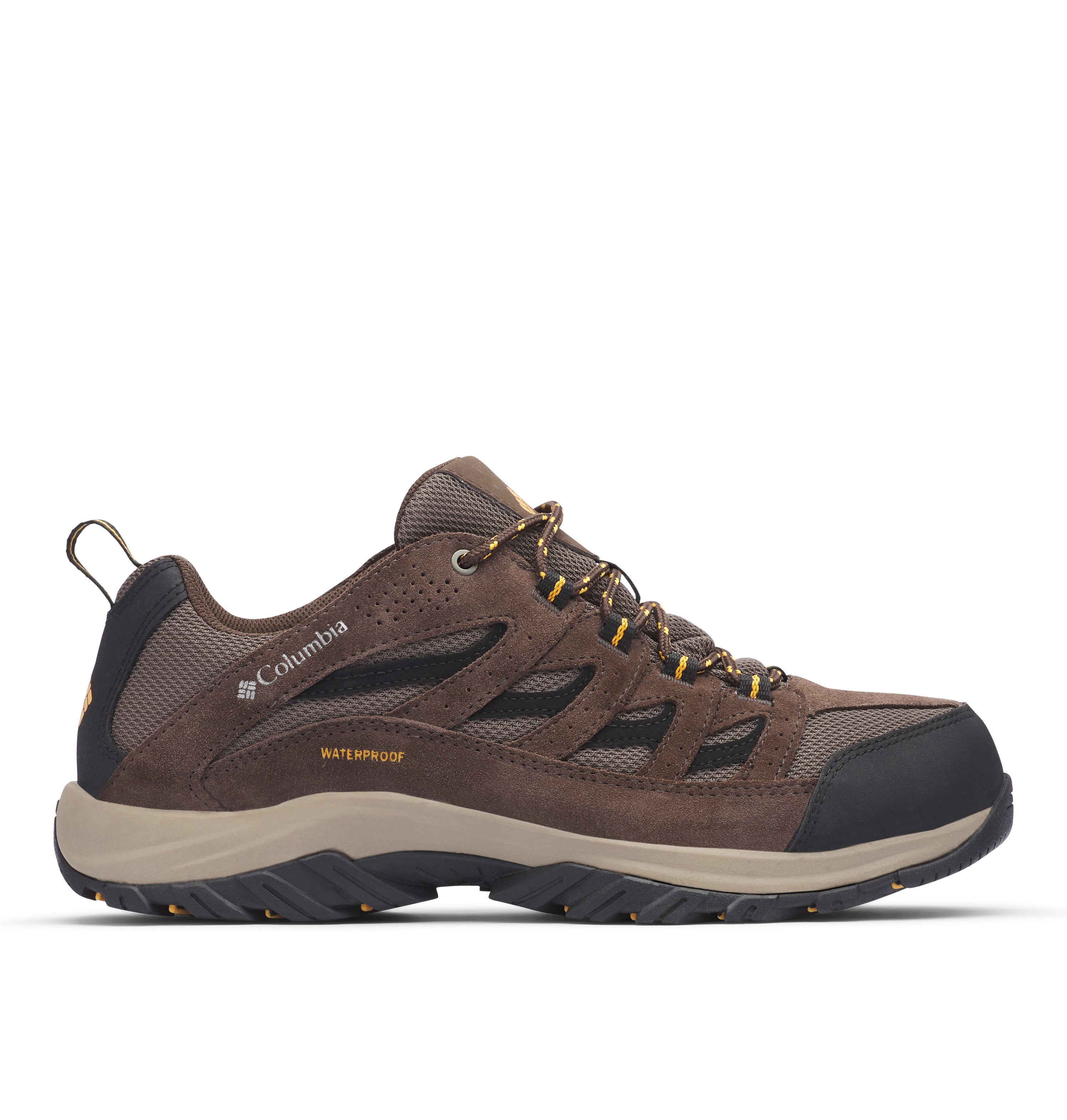 Columbia Men's Crestwood Waterproof Trail Shoes (Mud/Squash)