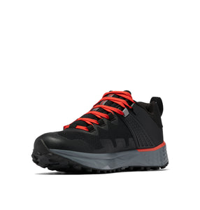Columbia Men's Facet 75 Outdry Waterproof Trail Shoes (Black/Fiery Red)