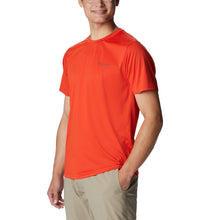 Load image into Gallery viewer, Columbia Men&#39;s Hike Short Sleeve Crew Tech Tee (Spicy)

