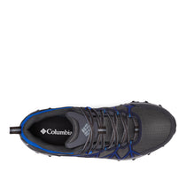 Load image into Gallery viewer, Columbia Men&#39;s Peakfreak II Outdry Waterproof Trail Shoes (Shark/Blue Macaw)
