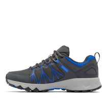 Load image into Gallery viewer, Columbia Men&#39;s Peakfreak II Outdry Waterproof Trail Shoes (Shark/Blue Macaw)
