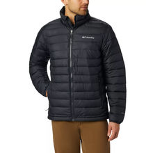 Load image into Gallery viewer, Columbia Men&#39;s Powder Lite Omni-Heat Insulated Jacket (Black)
