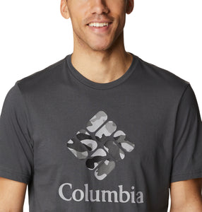 Columbia Men's Rapid Ridge Graphic Tee (Shark/CSC Camo Graphic)