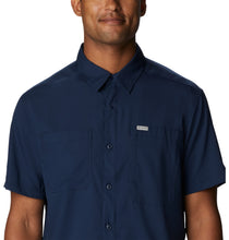 Load image into Gallery viewer, Columbia Men&#39;s Silver Ridge Short Sleeve Utility Shirt (Collegiate Navy)
