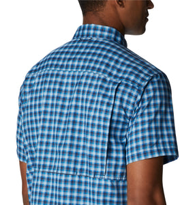 Columbia Men's Silver Ridge Short Sleeve Utility Shirt (Collegiate Navy)