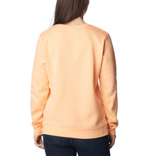 Load image into Gallery viewer, Columbia Women&#39;s Columbia Trek Graphic Crew Pullover (Peach/White Logo)
