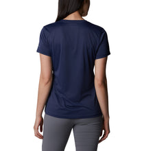 Load image into Gallery viewer, Columbia Women&#39;s Hike Short Sleeve V Neck Tee (Nocturnal)
