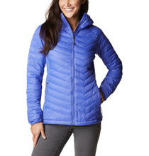 Load image into Gallery viewer, Columbia Women&#39;s Powder Pass Hooded Insulated Jacket (Purple Lotus)
