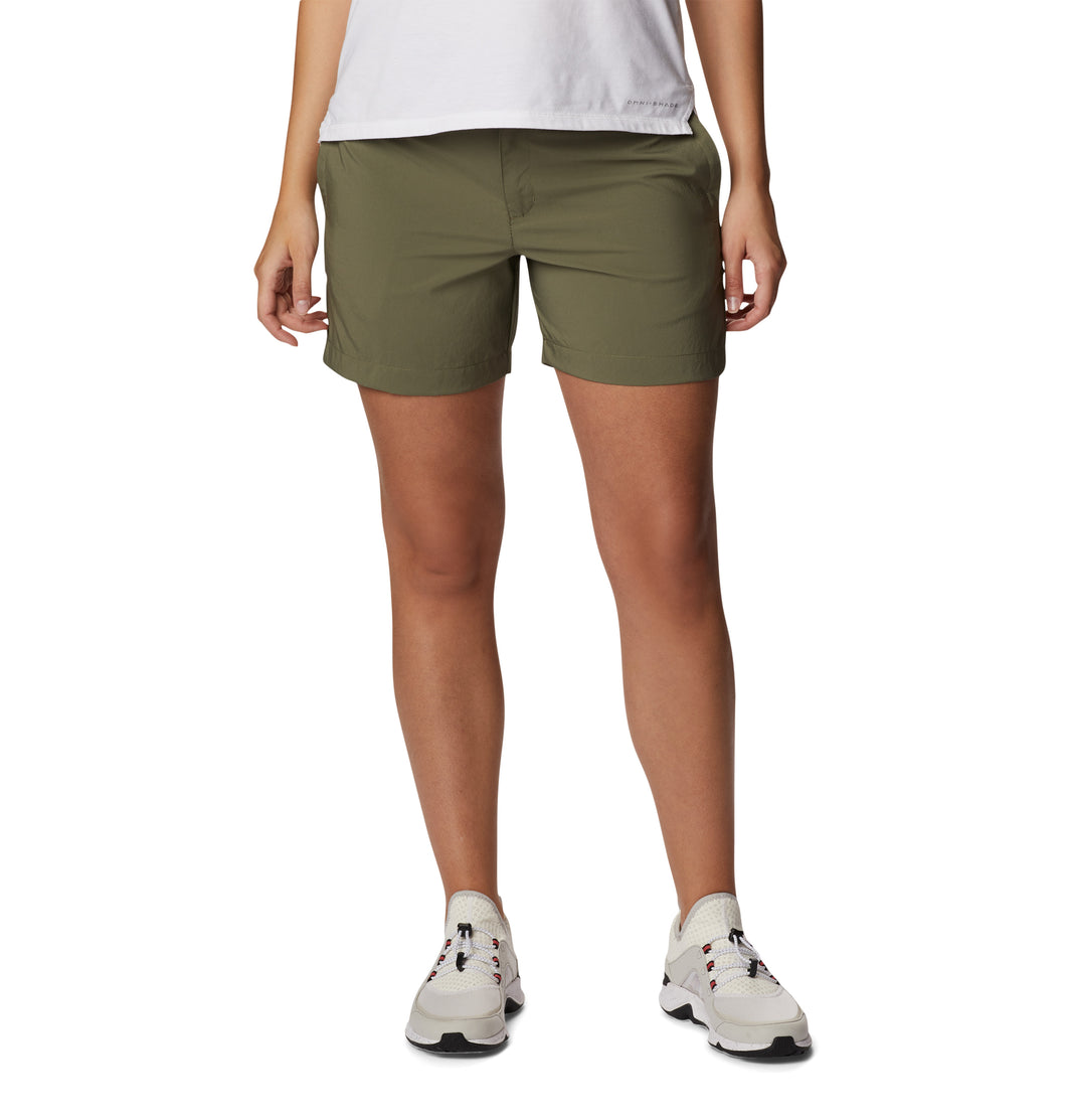 Columbia Women's Silver Ridge Utility Shorts (Stone Green)