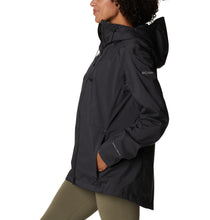 Load image into Gallery viewer, Columbia Women&#39;s Sunrise Ridge Packable Waterproof Jacket (Black)
