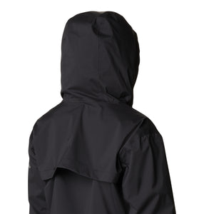 Columbia Women's Sunrise Ridge Packable Waterproof Jacket (Black)