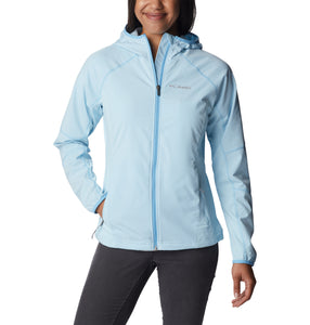 Columbia Women's Sweet As Hooded Softshell Jacket (Spring Blue)
