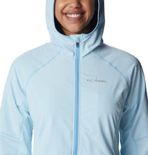 Load image into Gallery viewer, Columbia Women&#39;s Sweet As Hooded Softshell Jacket (Spring Blue)

