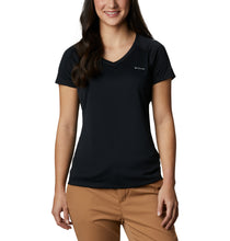 Load image into Gallery viewer, Columbia Women&#39;s Zero Rules Short Sleeve Tech Tee (Black)
