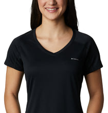 Load image into Gallery viewer, Columbia Women&#39;s Zero Rules Short Sleeve Tech Tee (Black)
