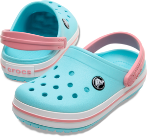 Crocs Kids Crocband Clog (Ice Blue/White)