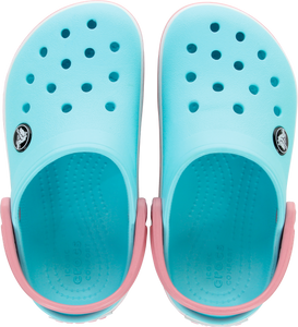 Crocs Kids Crocband Clog (Ice Blue/White)