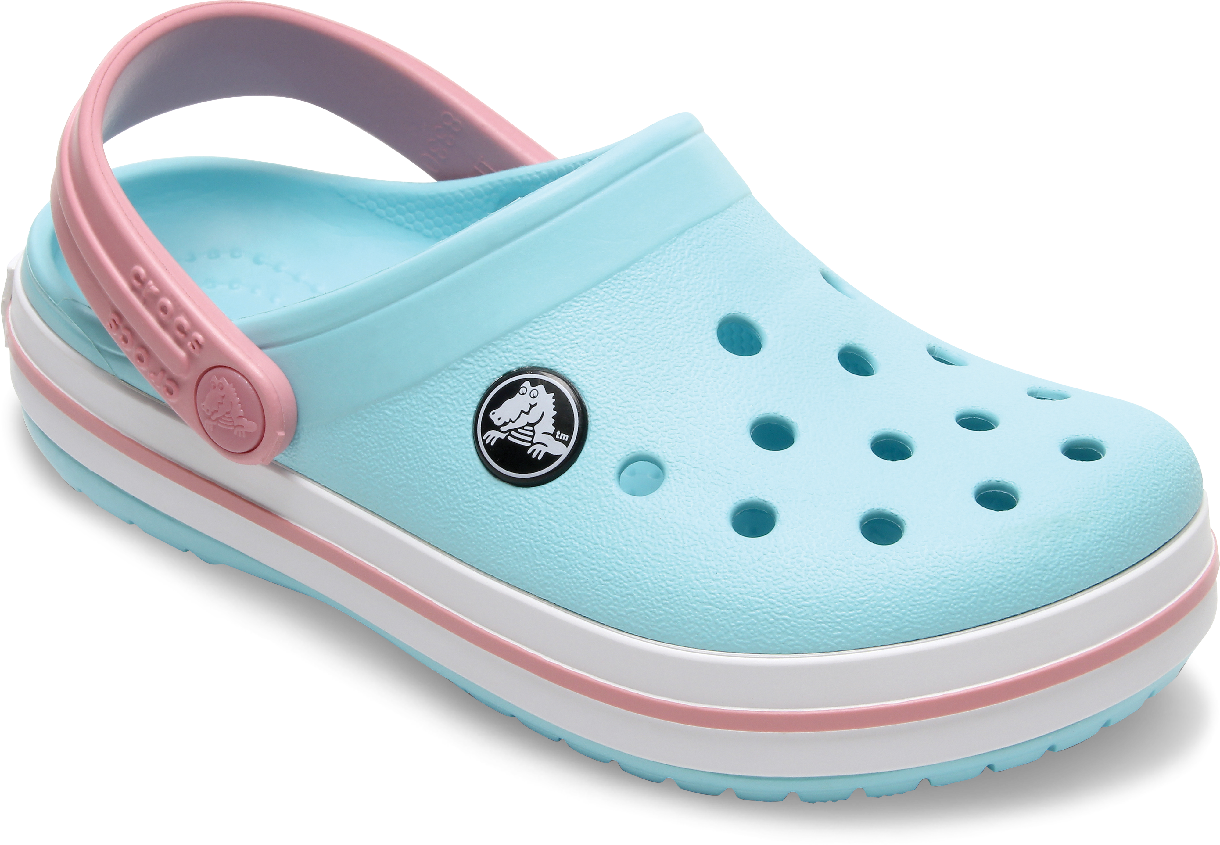Light blue discount kids crocs