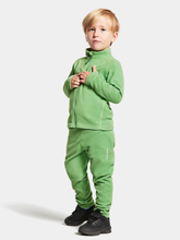 Load image into Gallery viewer, Didriksons Kids Monte 9 Full Zip Fleece (Green Pool)(Ages 1-10)
