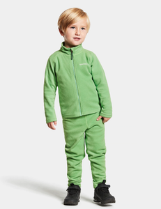 Didriksons Kids Monte 9 Full Zip Fleece (Green Pool)(Ages 1-10)
