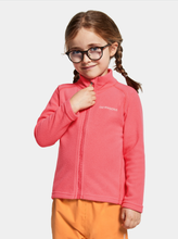 Load image into Gallery viewer, Didriksons Kids Monte 9 Full Zip Fleece (Peachy Pink)(Ages 1-10)
