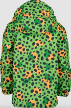 Load image into Gallery viewer, Didriksons Kids Norma Print 2 Waterproof Jacket (Wild Dot Green)(Ages 1-10)
