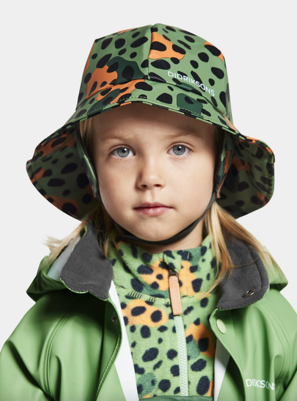 Didriksons Kids Southwest 4 Print Galon® Hat (Wild Dot Green