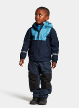 Load image into Gallery viewer, Didriksons Kids Stormhatt Waterproof Jacket (Navy)(Ages 1-10)

