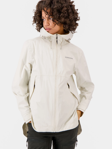 Didriksons Women's Tilde 3 Waterproof Jacket (Cream White)