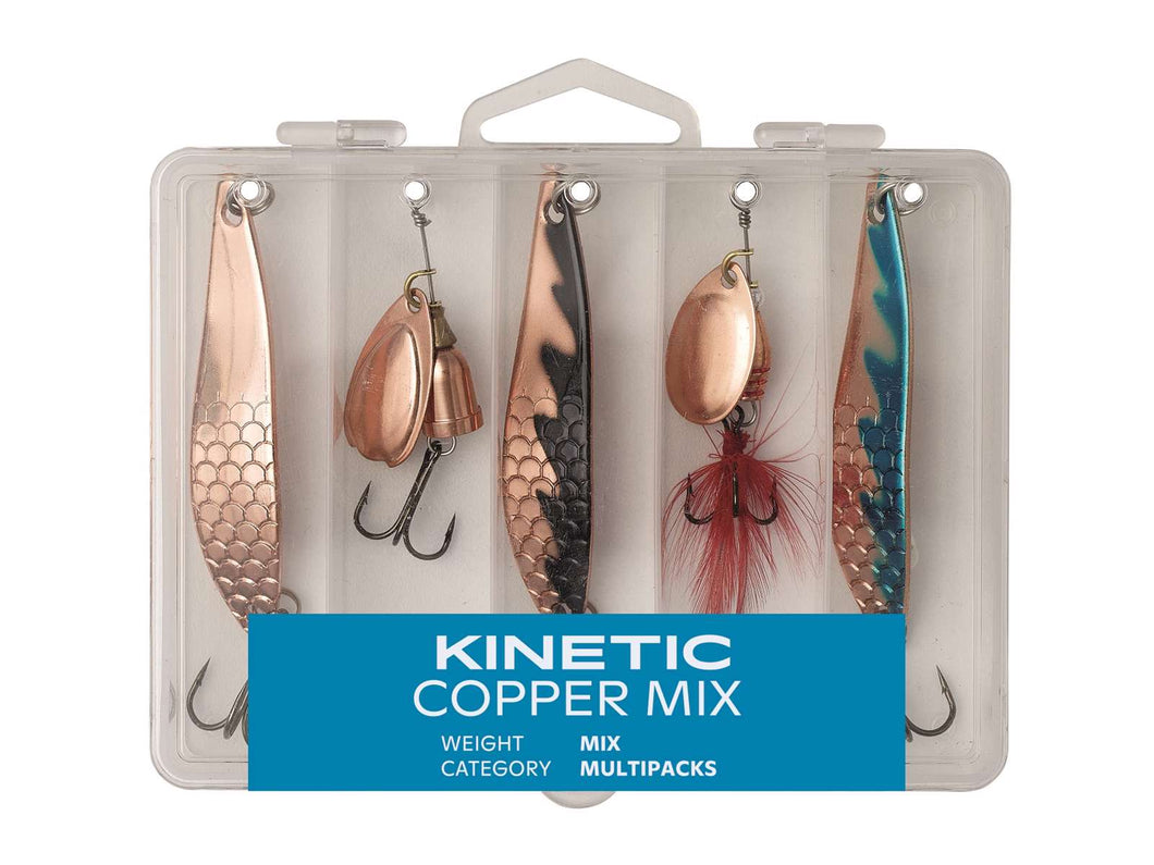 Kinetic Copper Mix Metal Lures (5 Pack)