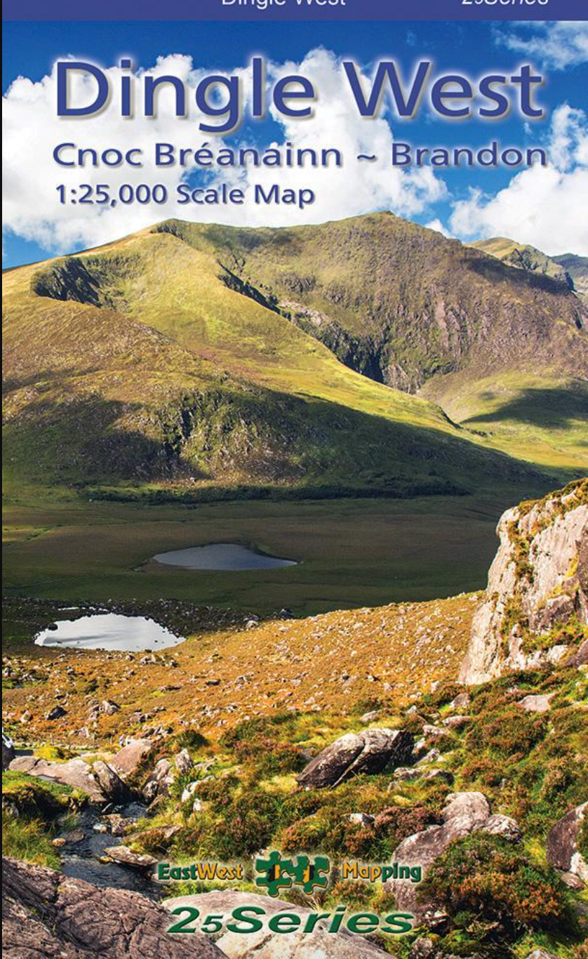 EastWest Mapping Dingle West ~ Brandon Laminated Waterproof Map (1:25,000)
