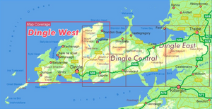 EastWest Mapping Dingle West ~ Brandon Laminated Waterproof Map (1:25,000)