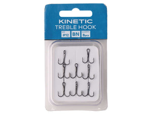Kinetic Treble Hooks (#8)(BN)(8 Pack)