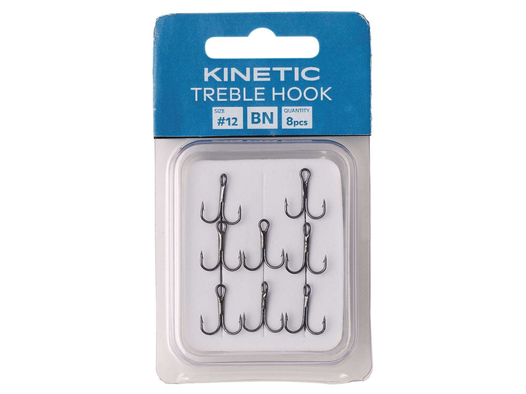 Kinetic Treble Hooks (#6)(BN)(8 Pack)