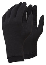 Load image into Gallery viewer, Trekmates Unisex Silk Touch Liner Gloves (Black)

