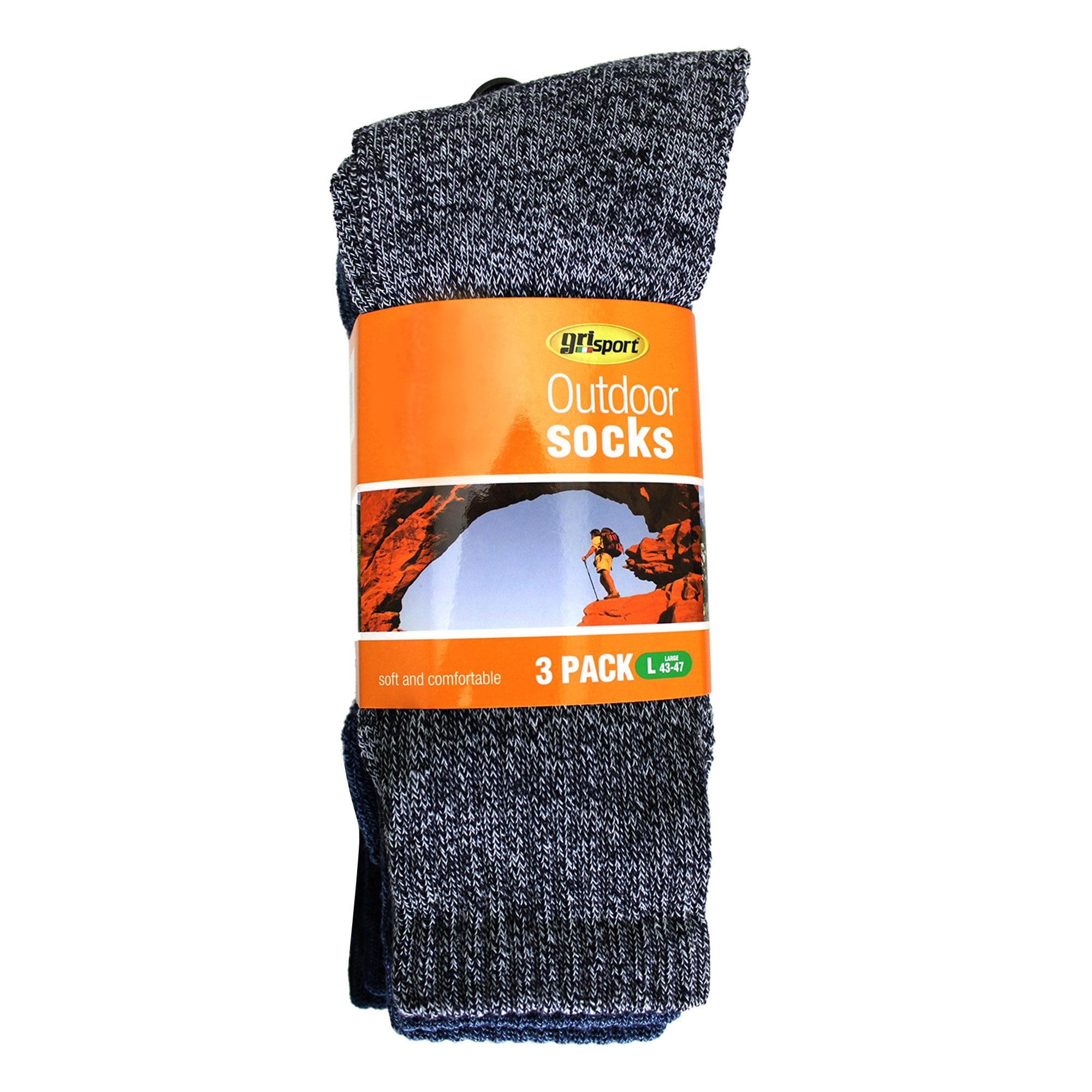 Grisport Socks - 3 pair pack (Navy Multi Assortment)