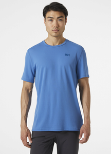 Helly Hansen Men's Lifa Active Solen Short Sleeve UPF 50 Technical Tee (Azurite)