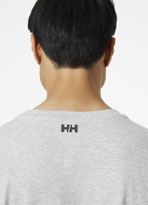 Helly Hansen Men's Technical Logo T-Shirt (Grey Melange)