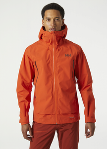 Helly Hansen Men's Verglas Infinity Waterproof Shell Jacket (Patrol Orange)