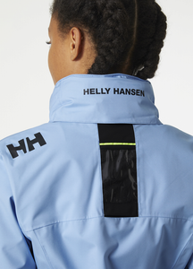Helly Hansen Women's Crew Hooded Waterproof Jacket (Bright Blue)