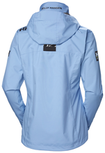 Load image into Gallery viewer, Helly Hansen Women&#39;s Crew Hooded Waterproof Jacket (Bright Blue)
