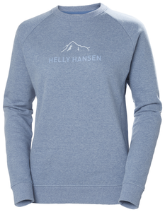 Helly Hansen Women's F2F Organic Cotton Pullover (Azur Melange)