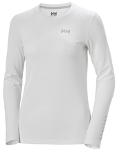 Load image into Gallery viewer, Helly Hansen Women&#39;s Lifa Active Solen Long Sleeve Technical Tee (White)
