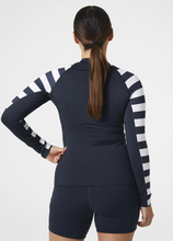 Load image into Gallery viewer, Helly Hansen Women&#39;s Waterwear Rash Vest (Navy Stripe)
