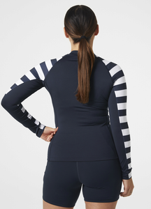 Helly Hansen Women's Waterwear Rash Vest (Navy Stripe)